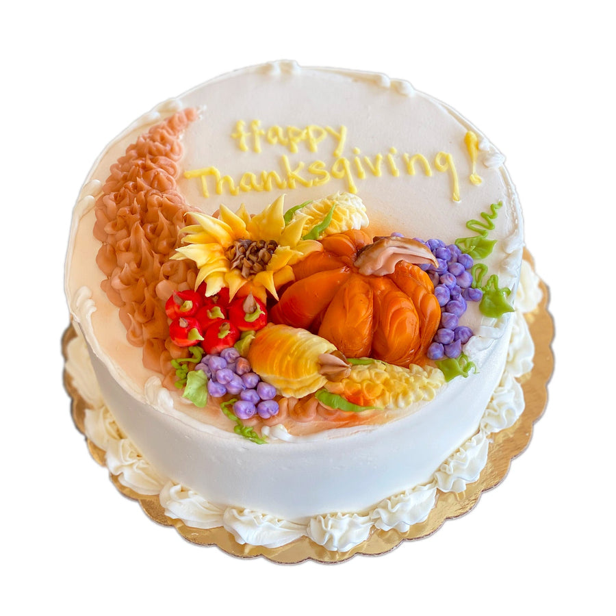 Cornucopia Thanksgiving Cake