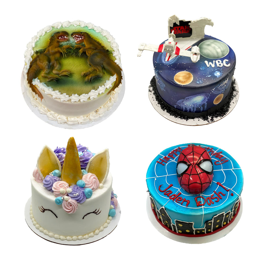 Custom Design Round Cake