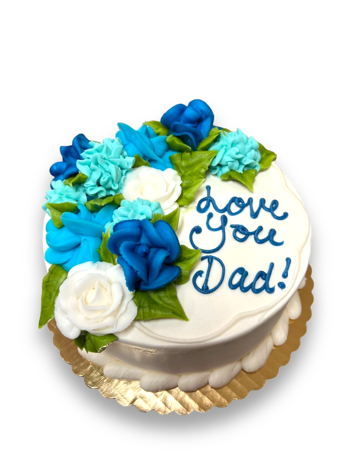 Love You Dad Flower Cake