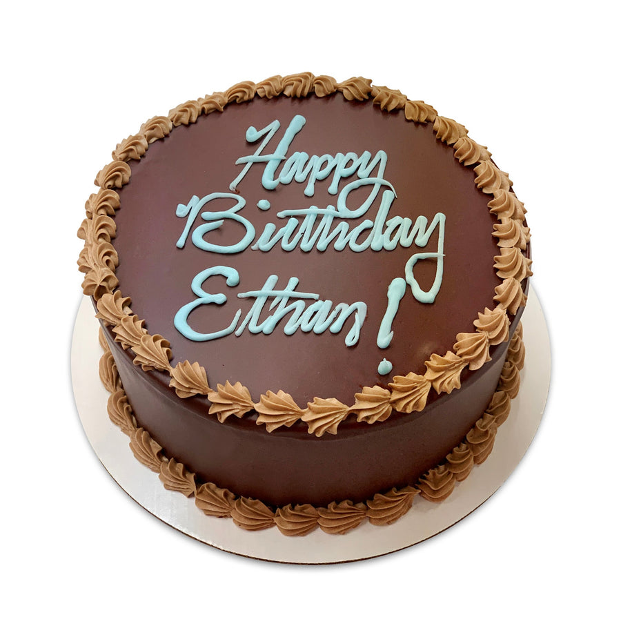 Round No decoration Cake (Inscription only)