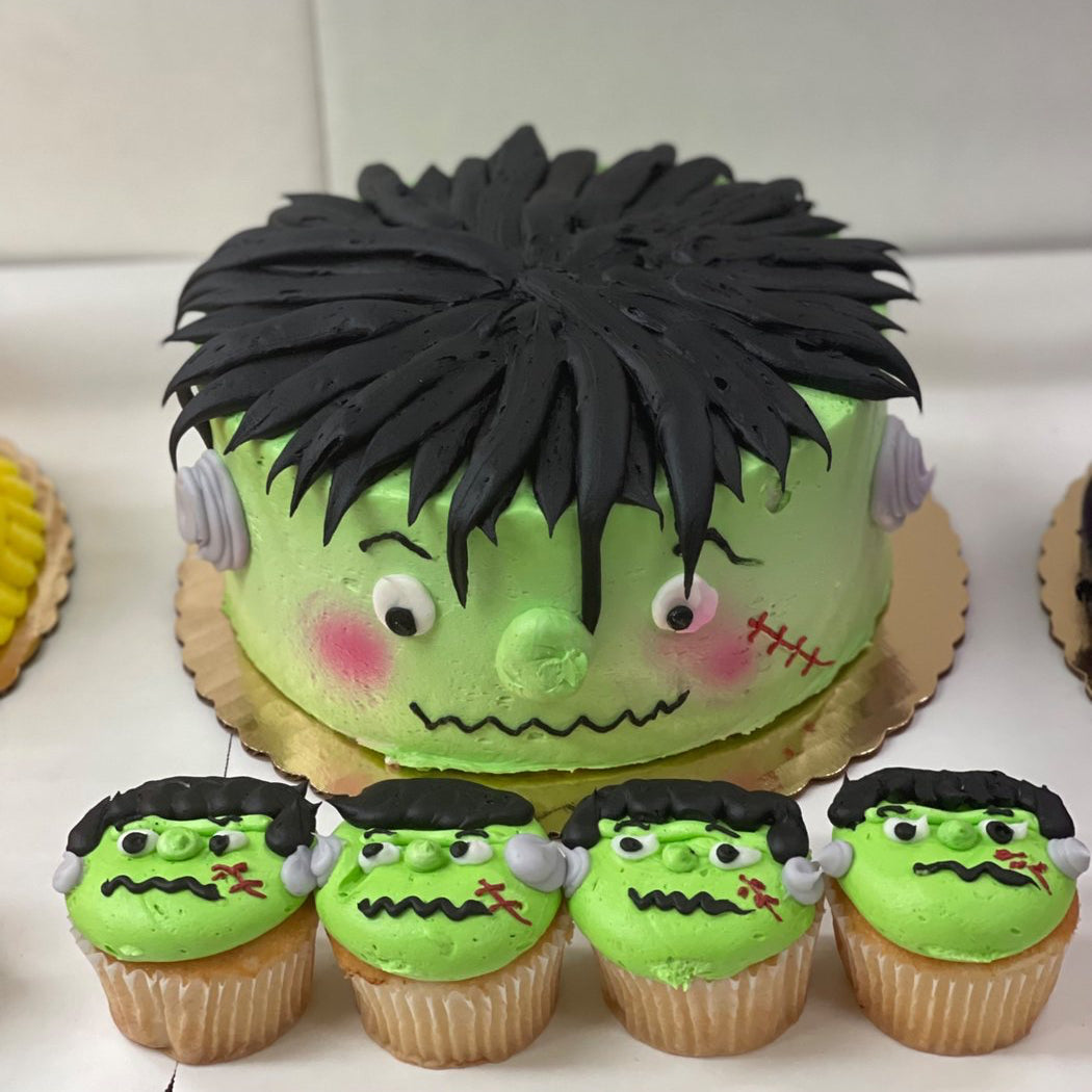 Frankenstein cake
