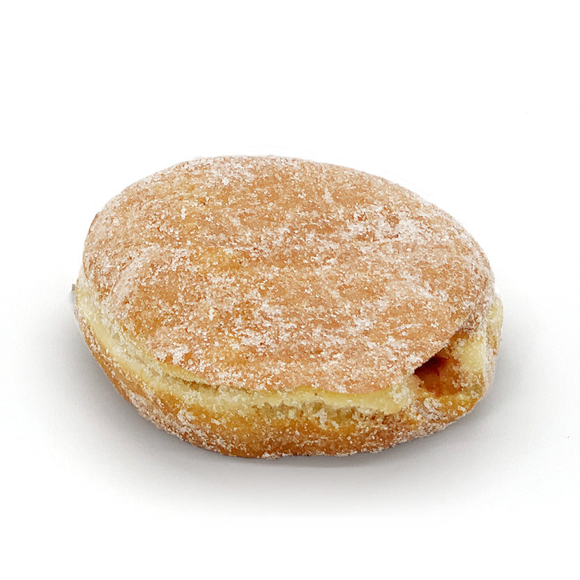 Raspberry Bismark Donut
